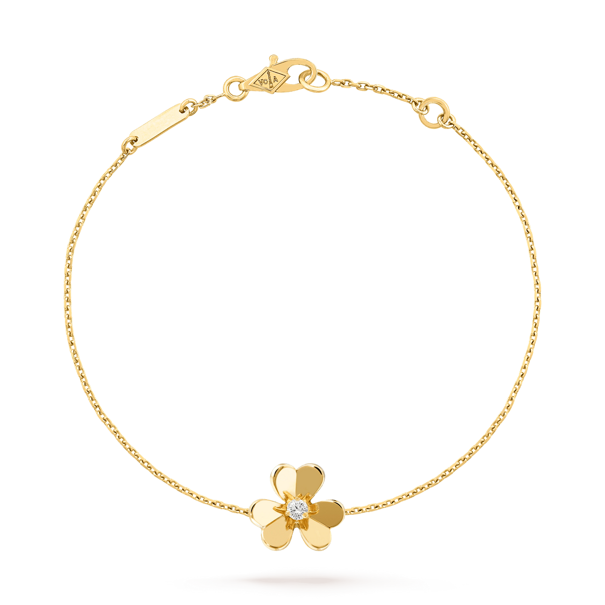 VCA FRIVOLE GOLD FLOWER BRACELET