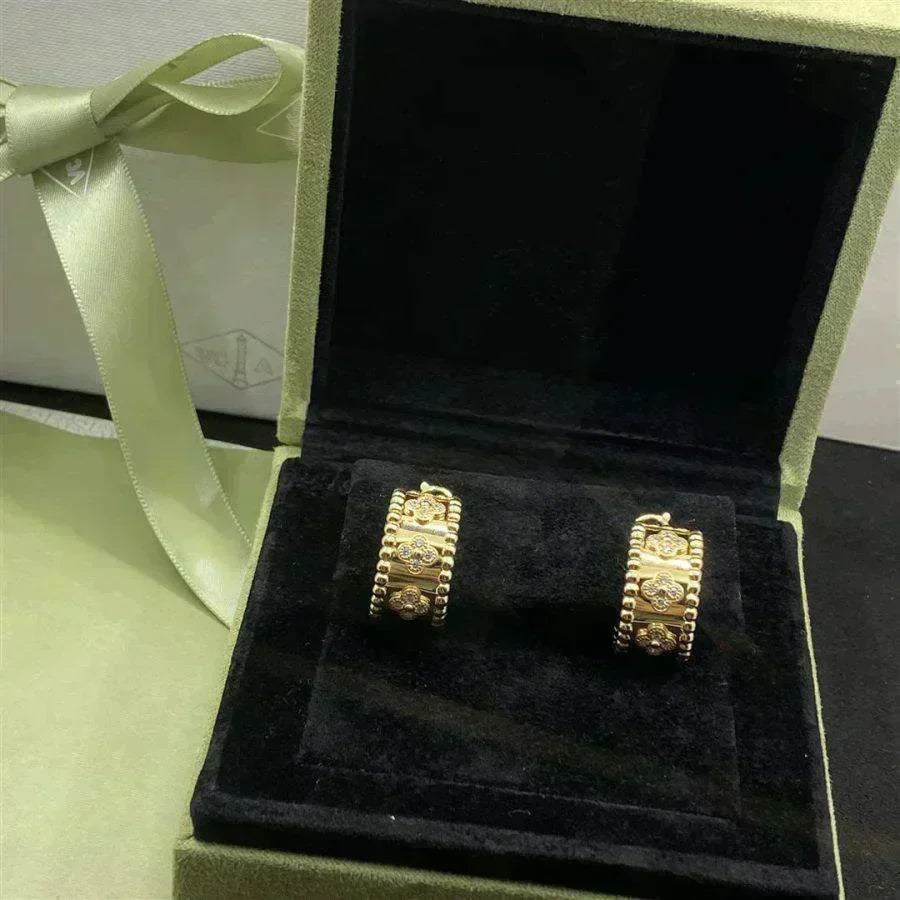 VCA PERLEE DIAMOND EARRINGS