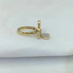 VCA SWEET CLOVER WHITE MOP RING
